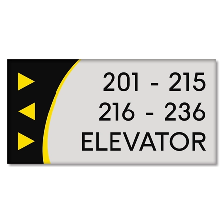 3-Line Directional Sign