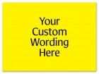 4-Line Custom General Information - Small