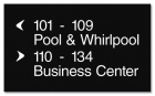 4-Line Directional Sign