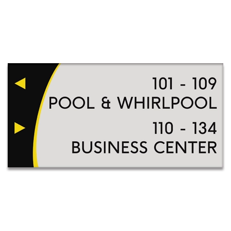4-Line Directional Sign