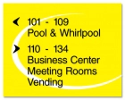 6-Line Directional Sign