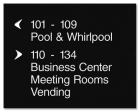 6-Line Directional Sign