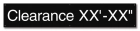 Clearance Sign w/Height Indicator