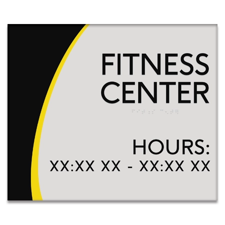Common Room Sign w/Hours