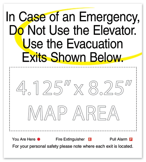 Elevator Evacuation Map (Evacuation Exits)