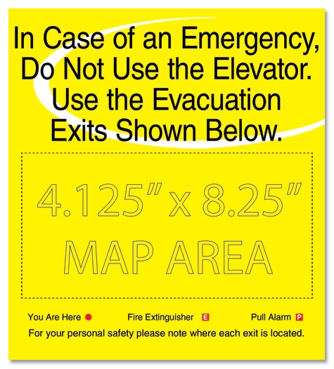 Elevator Evacuation Map (Evacuation Exits)