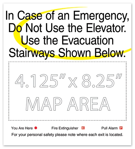 Elevator Evacuation Map (Evacuation Stairways)