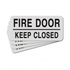Fire Door - Keep Closed Label - 4 Pack