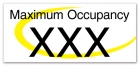 Maximum Occupancy Sign