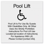 Pool Lift Rules w/ISA Symbol