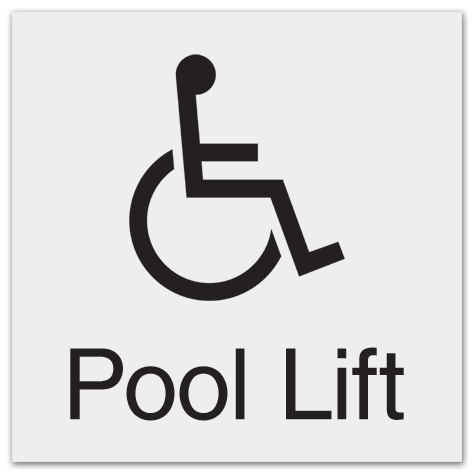 Pool Lift w/ISA Symbol