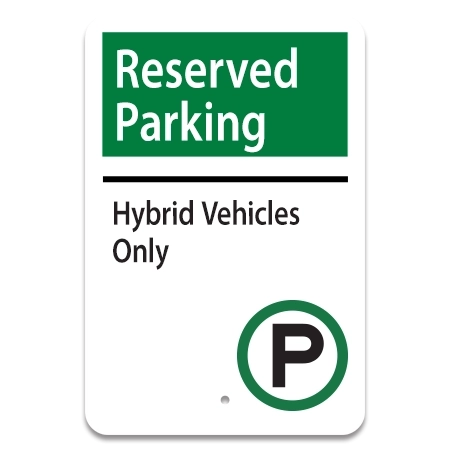 Reserved Parking / Hybrid Vehicles Only