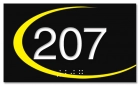Room Number Sign