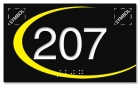 Room Number Sign w/Symbols