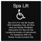 Spa Lift Rules w/ISA Symbol