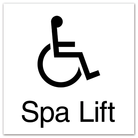 Spa Lift w/ISA Symbol