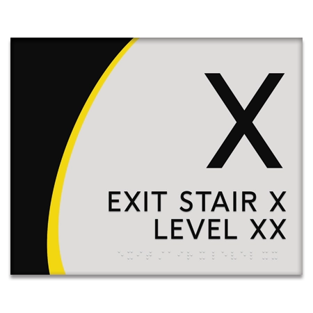Stairway ID Sign - NYC Compliant