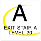 Stairway ID Sign - NYC Compliant