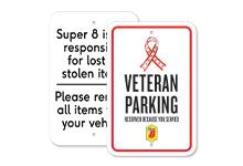 Brand Parking Signs