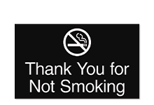 No Smoke/Smoke-Free Signs