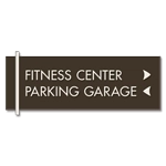 2-Line Directional Sign (Extended Width)