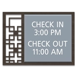 5-Line General Information Sign