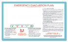 8.5" x 14" Bordered Evacuation Map