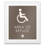 Accessible Direction Sign w/ ISA