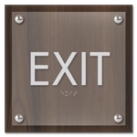 "Exit" Egress Sign - CA Compliant