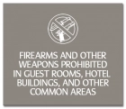 Firearms and Other Weapons Prohibited - FL Compliant - Celtec Version