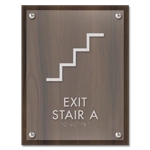 Stairway Exit Sign - DC Compliant