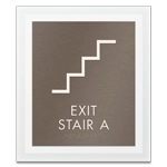 Stairway Exit Sign - DC Compliant