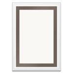 Vertical Message / Evac Holder for 11" x 17" Paper