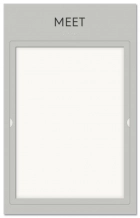 1-Line Meeting Room Sign w/Window