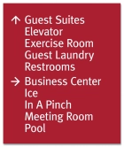 10-Line Directional Sign - Replacements