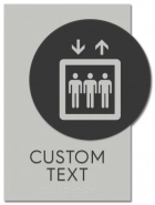 2-Line Custom Symbol Sign