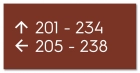 2-Line Directional Sign