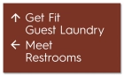 4-Line Directional Sign