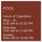 8-Line Common Room Sign