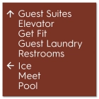 8-Line Directional Sign