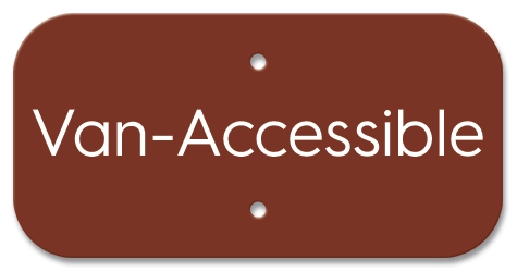 Accessible Parking Sign w/ISA Symbol