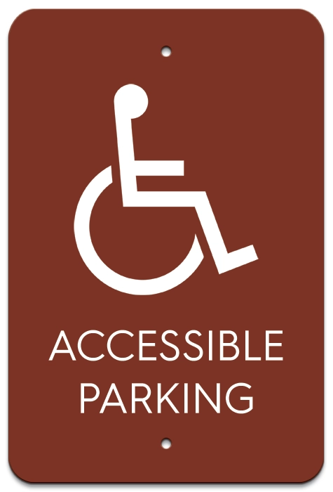 Accessible Parking Sign w/ISA Symbol