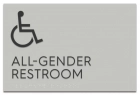 All-Gender Restroom w/ISA Symbol