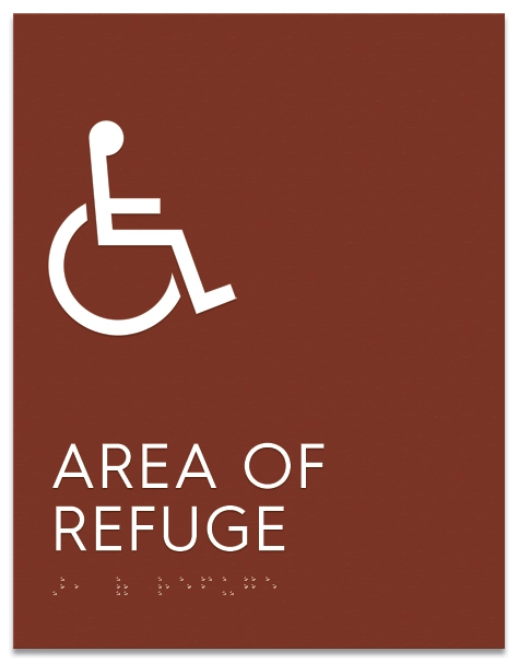 Area of Refuge Sign - ISA Symbol