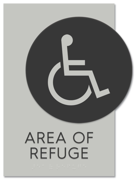Area of Refuge Sign - ISA Symbol