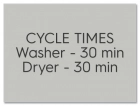 Cycle Times Sign