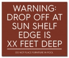 Florida Sun Shelf Warning Sign