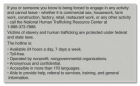 Human Trafficking Notice - 8 PackSelf-Adhesive