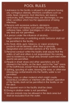 Kentucky Pool Rules Sign