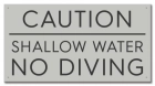 Maricopa County, Arizona No Diving Sign